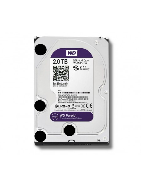 HDD 2 Tb, 3,5", жесткий диск 2 Tb, 3,5" Western Digital Purple